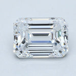 2 Carat Natural Diamond - EMERALD - 2.01 - D - VVS2 - Diamonds By Rothschild