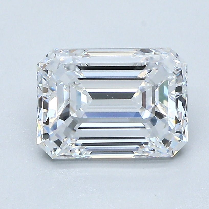 2 Carat Natural Diamond - EMERALD - 2.01 - D - VVS2 - Diamonds By Rothschild