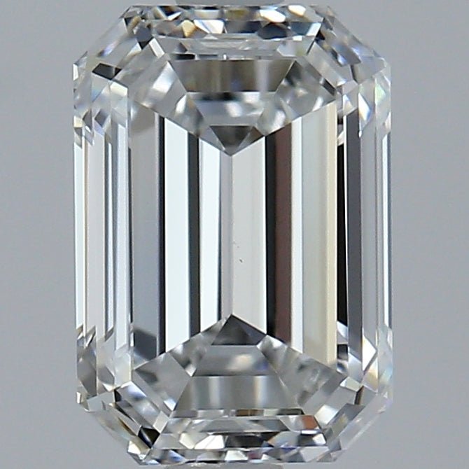 2 Carat Natural Diamond - EMERALD - 2.01 - E - VS1 - Diamonds By Rothschild
