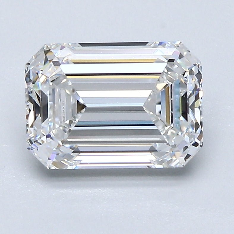 2 Carat Natural Diamond - EMERALD - 2.01 - E - VVS1 - Diamonds By Rothschild