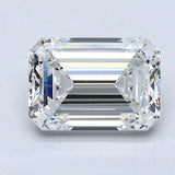 2 Carat Natural Diamond - EMERALD - 2.01 - F - VS1 - Diamonds By Rothschild