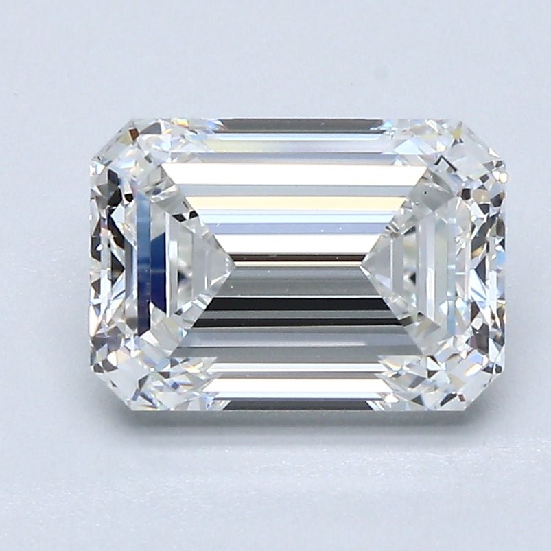 2 Carat Natural Diamond - EMERALD - 2.01 - F - VS1 - Diamonds By Rothschild