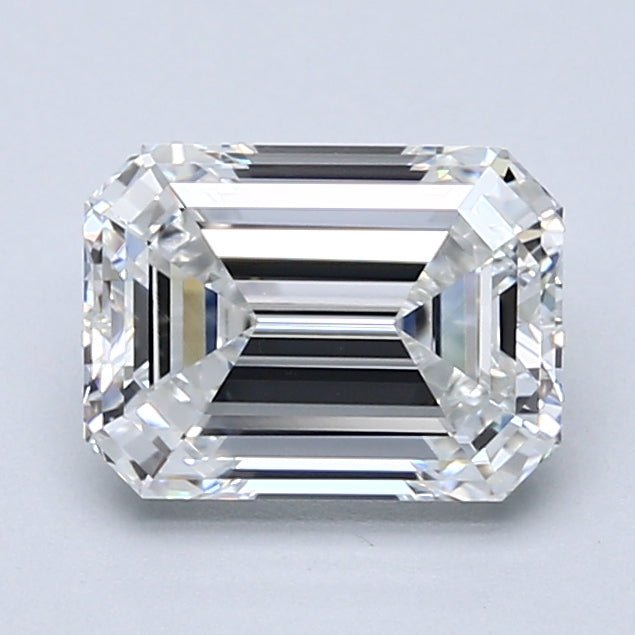 2 Carat Natural Diamond - EMERALD - 2.01 - F - VS1 - Diamonds By Rothschild