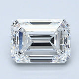 2 Carat Natural Diamond - EMERALD - 2.01 - F - VS2 - Diamonds By Rothschild