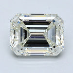 2 Carat Natural Diamond - EMERALD - 2.01 - K - VS2 - Diamonds By Rothschild
