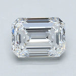 2 Carat Natural Diamond - EMERALD - 2.03 - D - VVS2 - Diamonds By Rothschild