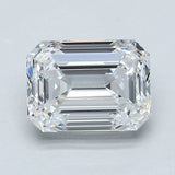 2 Carat Natural Diamond - EMERALD - 2.03 - D - VVS2 - Diamonds By Rothschild