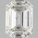 2 Carat Emerald Cut Natural Diamond - J SI1 - 2.01ct - EX Symmetry Grade