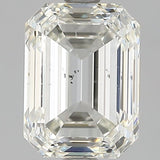 2 Carat Emerald Cut Natural Diamond - J SI1 - 2.01ct - EX Symmetry Grade