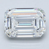 2 Carat Emerald Cut Natural Diamond - E VVS1 - 2.01ct - VG Cut Grade