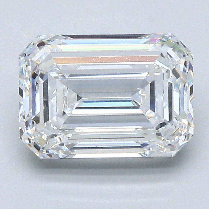 2 Carat Emerald Cut Natural Diamond - E VVS1 - 2.01ct - VG Cut Grade