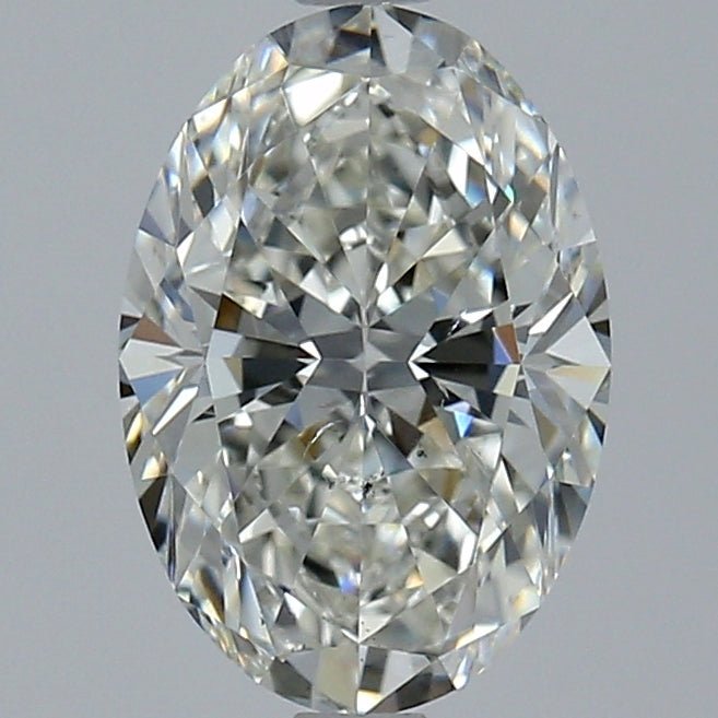 2 Carat Oval Cut Natural Diamond - J SI1 - 2.01ct - EX Cut Grade