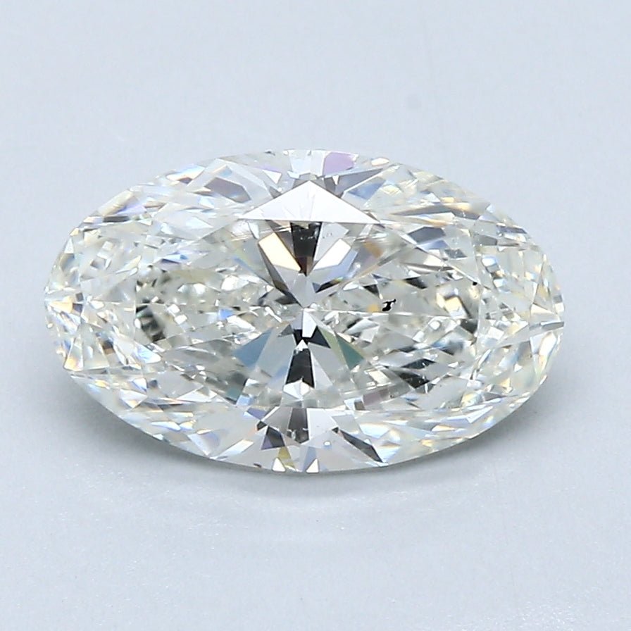 2 Carat Natural Diamond - OVAL - 1.8 - I - SI2 - Diamonds By Rothschild