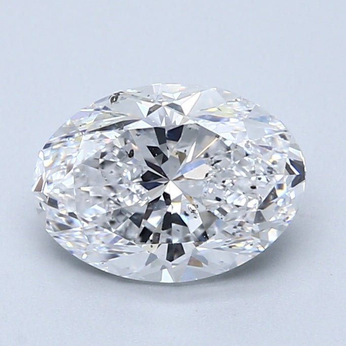 2 Carat Natural Diamond - OVAL - 2 - D - SI2 - Diamonds By Rothschild
