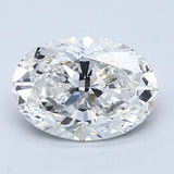 2 Carat Natural Diamond - OVAL - 2.01 - E - VS2 - Diamonds By Rothschild