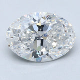 2 Carat Natural Diamond - OVAL - 2.01 - F - SI2 - Diamonds By Rothschild
