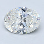 2 Carat Natural Diamond - OVAL - 2.01 - G - SI1 - Diamonds By Rothschild