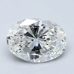 2 Carat Natural Diamond - OVAL - 2.01 - G - SI1 - Diamonds By Rothschild