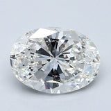 2 Carat Natural Diamond - OVAL - 2.01 - G - SI1 - Diamonds By Rothschild