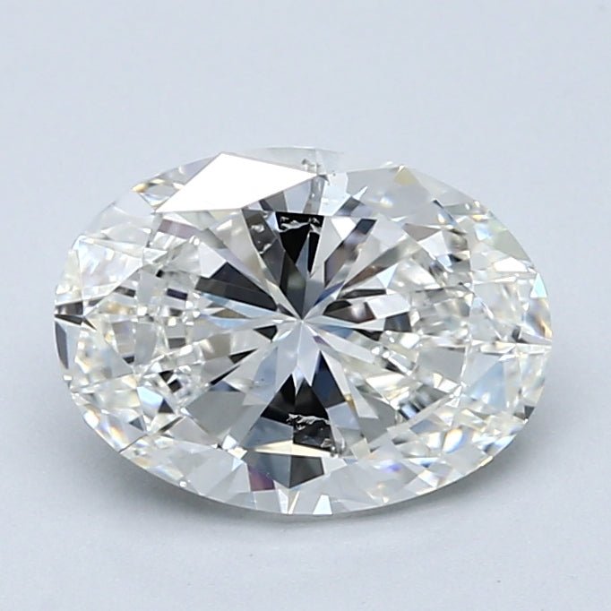 2 Carat Natural Diamond - OVAL - 2.01 - G - SI1 - Diamonds By Rothschild