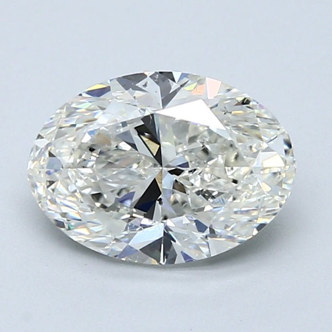2 Carat Natural Diamond - OVAL - 2.01 - I - SI2 - Diamonds By Rothschild