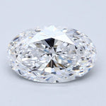 2 Carat Natural Diamond - OVAL - 2.2 - D - VVS2 - Diamonds By Rothschild