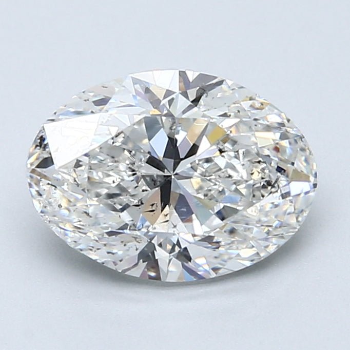 2 Carat Natural Diamond - OVAL 2.2ct - Diamonds By Rothschild