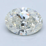 2 Carat Oval Cut Natural Diamond - J SI2 - 2.01ct - G Cut Grade