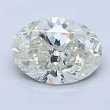 2 Carat Oval Cut Natural Diamond - J SI2 - 2.01ct - G Cut Grade