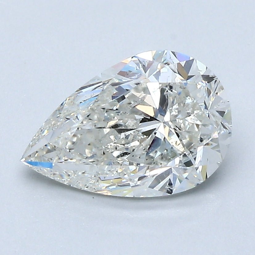 2 Carat Natural Diamond - PEAR - 1.71 - H - SI2 - Diamonds By Rothschild