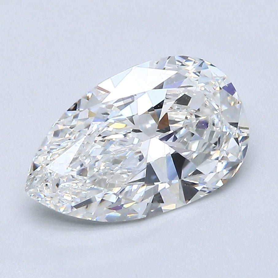 2 Carat Natural Diamond - PEAR - 1.82 - F - VS2 - Diamonds By Rothschild