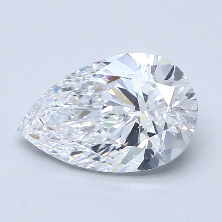 2 Carat Natural Diamond - PEAR - 2.01 - D - SI2 - Diamonds By Rothschild