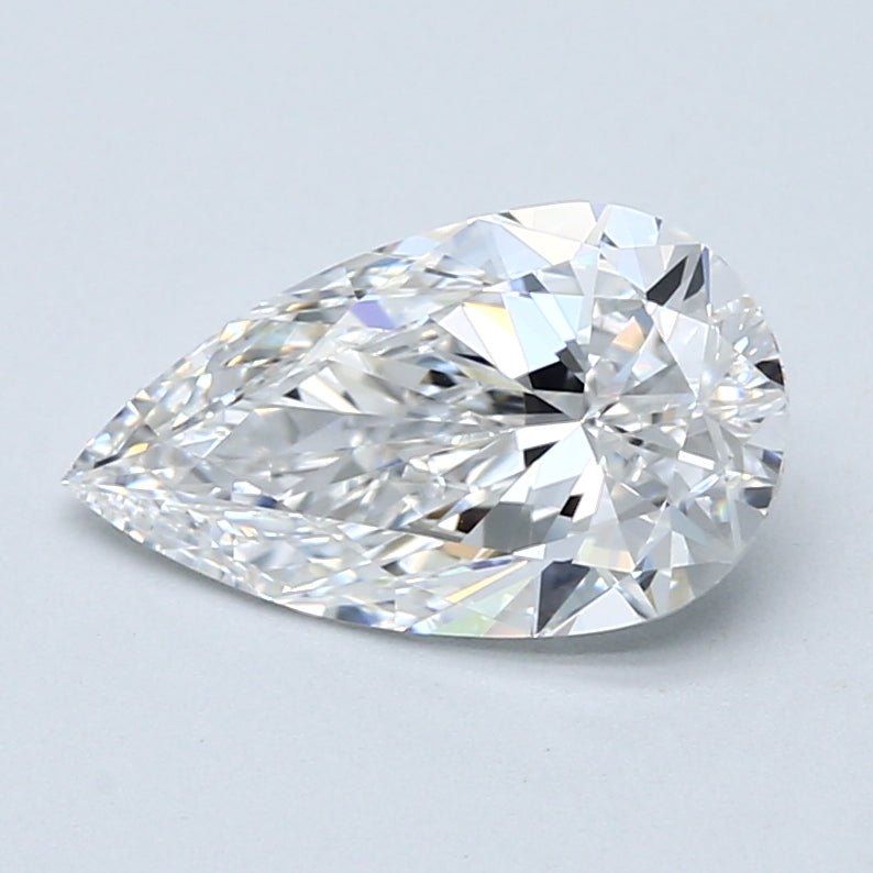 2 Carat Natural Diamond - PEAR - 2.01 - E - VVS2 - Diamonds By Rothschild