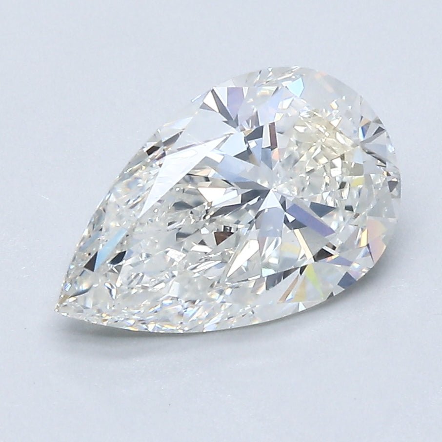 2 Carat Natural Diamond - PEAR - 2.01 - H - SI1 - Diamonds By Rothschild