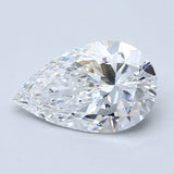 2 Carat Natural Diamond - PEAR - 2.02 - D - SI1 - Diamonds By Rothschild