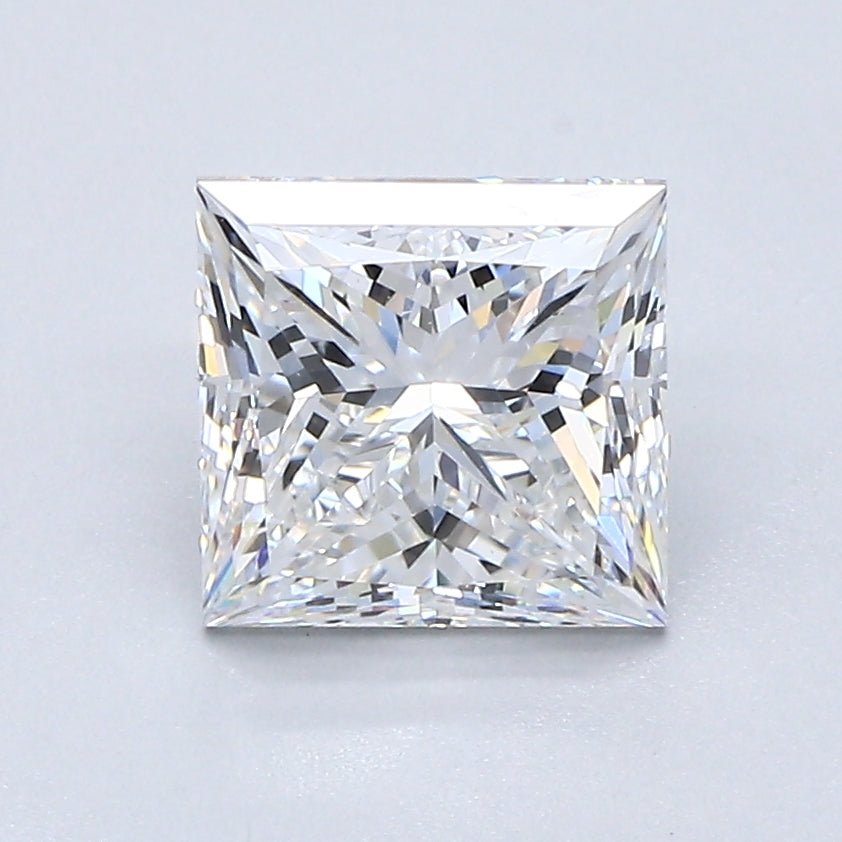 2 Carat Natural Diamond - PRINCESS - 1.81 - E - VS2 - Diamonds By Rothschild
