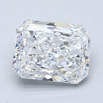 2 Carat Natural Diamond - RADIANT - 2.01 - D - VS2 - Diamonds By Rothschild