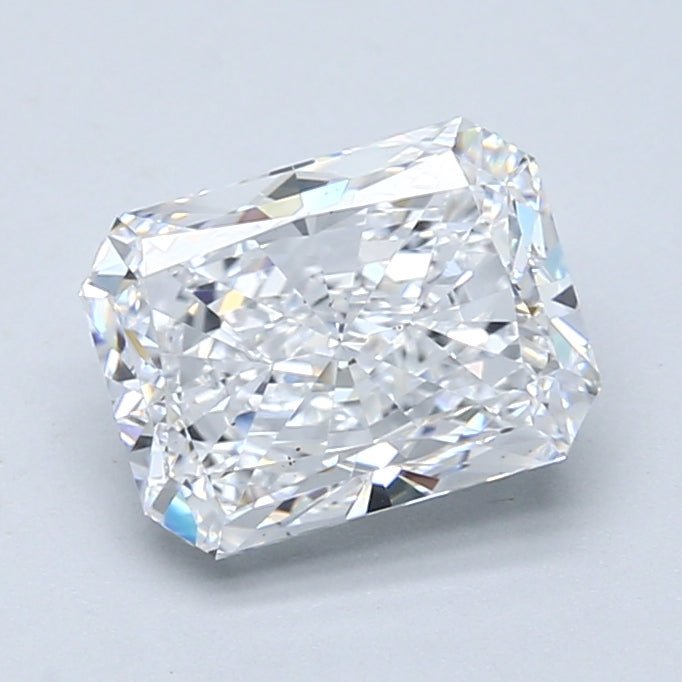 2 Carat Natural Diamond - RADIANT - 2.01 - D - VS2 - Diamonds By Rothschild
