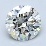 2 Carat Round Cut Natural Diamond - K VS2 - 1.81ct - EX Cut Grade