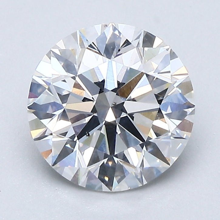 2 Carat Natural Diamond - Round - 1.8 - F - SI1 - Diamonds By Rothschild