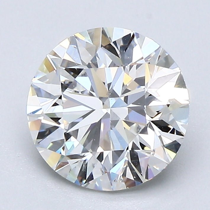 2 Carat Natural Diamond - Round - 1.8 - I - SI1 - Diamonds By Rothschild