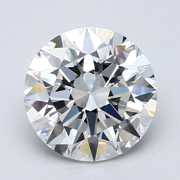 2 Carat Natural Diamond - Round - 2 - F - VS1 - Diamonds By Rothschild