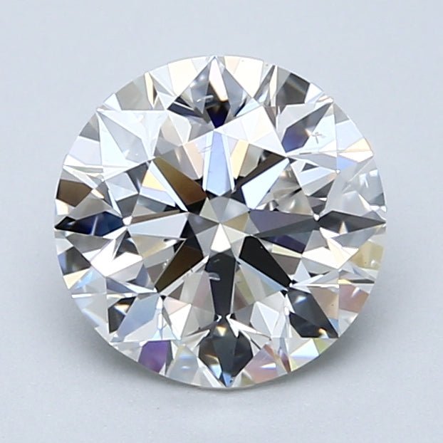 2 Carat Natural Diamond - Round - 2 - G - SI1 - Diamonds By Rothschild