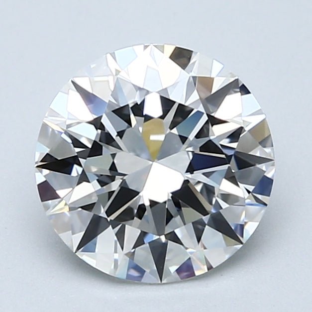2 Carat Natural Diamond - Round - 2.01 - E - IF - Diamonds By Rothschild