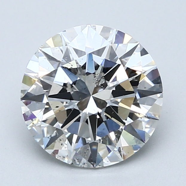 2 Carat Natural Diamond - Round - 2.01 - F - SI2 - Diamonds By Rothschild