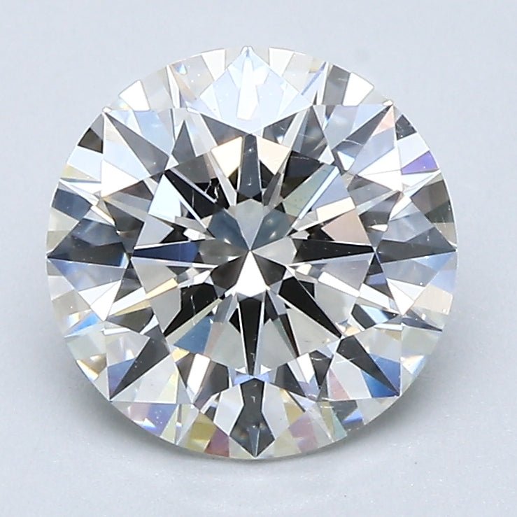 2 Carat Natural Diamond - Round - 2.01 - H - SI1 - Diamonds By Rothschild