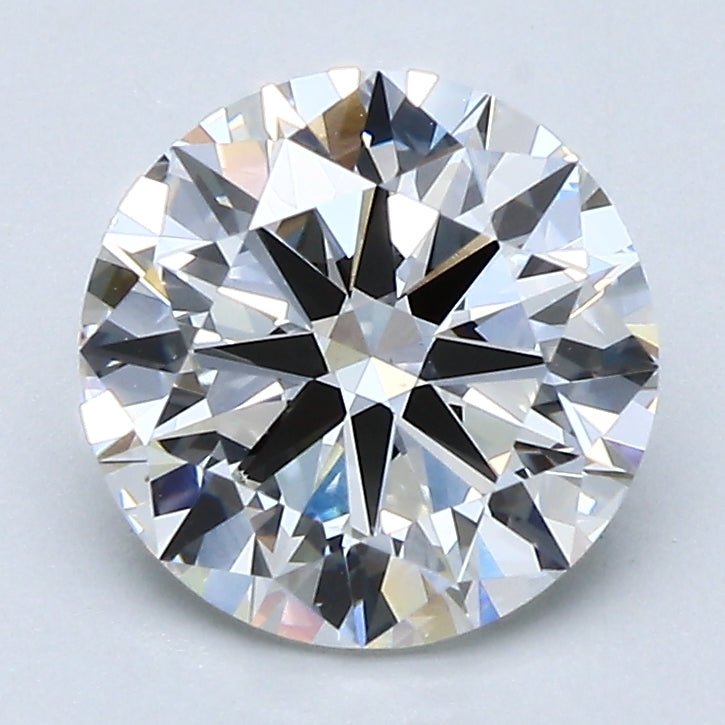 2 Carat Natural Diamond - Round - 2.03 - H - VS2 - Diamonds By Rothschild