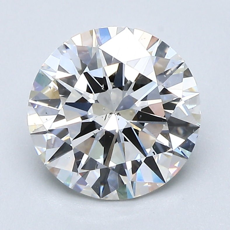 2 Carat Natural Diamond - Round - 2.06 - G - SI1 - Diamonds By Rothschild