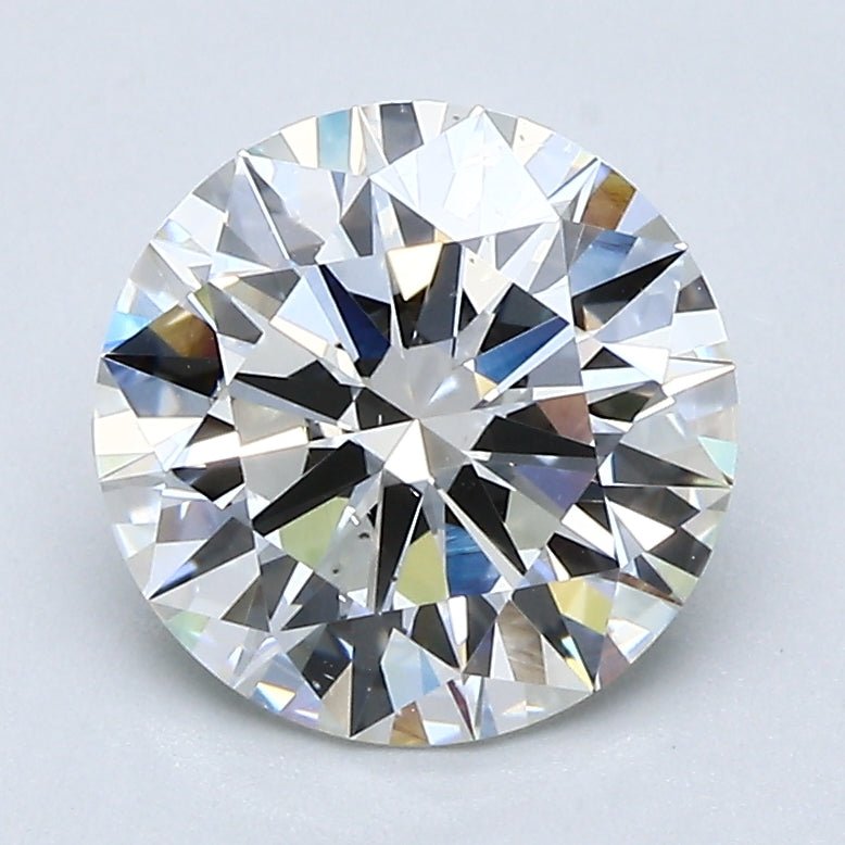 2 Carat Natural Diamond - Round - 2.09 - H - VS2 - Diamonds By Rothschild