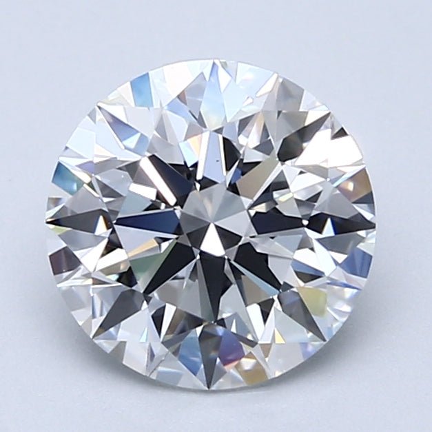 2 Carat Natural Diamond - Round - 2.12 - D - VS1 - Diamonds By Rothschild